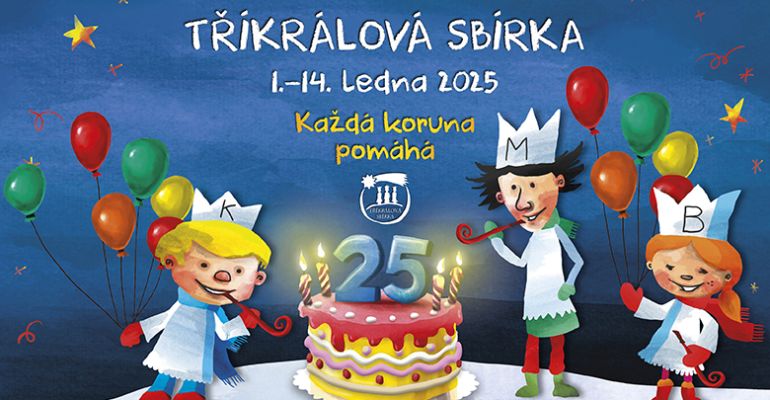 Tříkrálová sbírka 2025 - výsledky a foto